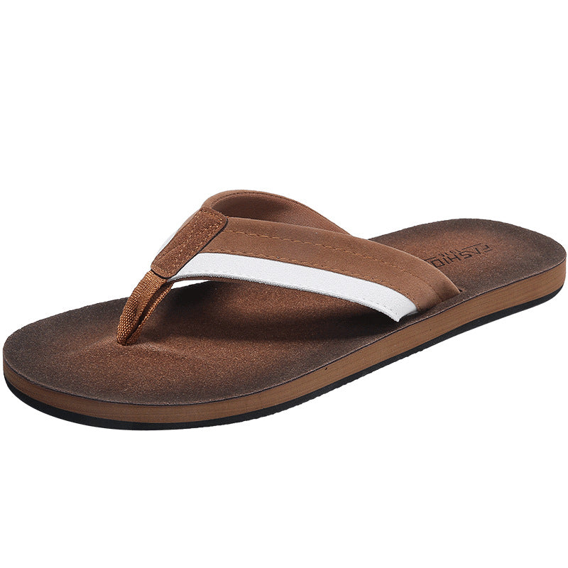 Flip-Flops Men'S Summer Fashion Outer Wear Outdoor Personality Trend Korean Flip-Flops Non-Slip Beach Sandals