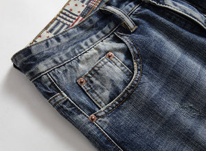 Ripped Nostalgic Vintage High Street Jeans