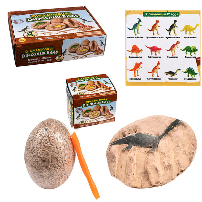 Dinosaur Eggs Toy Dinosaur Dig Eggs Dinosaur Fossils Toys Simulation Dinosaur Model Educational Toy Gifts For Kids