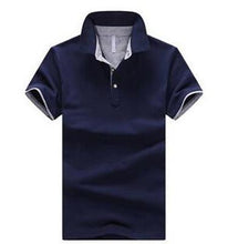 Mens Stand Collar Polo Shirt