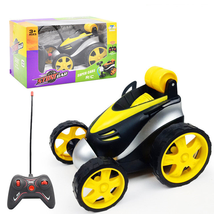 4571 factory remote control rollover Stunt Car rollover cart boy children\'s stand hot selling electric toys