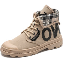 New All-match High-top Girls Canvas Short Boots Women's Shoes