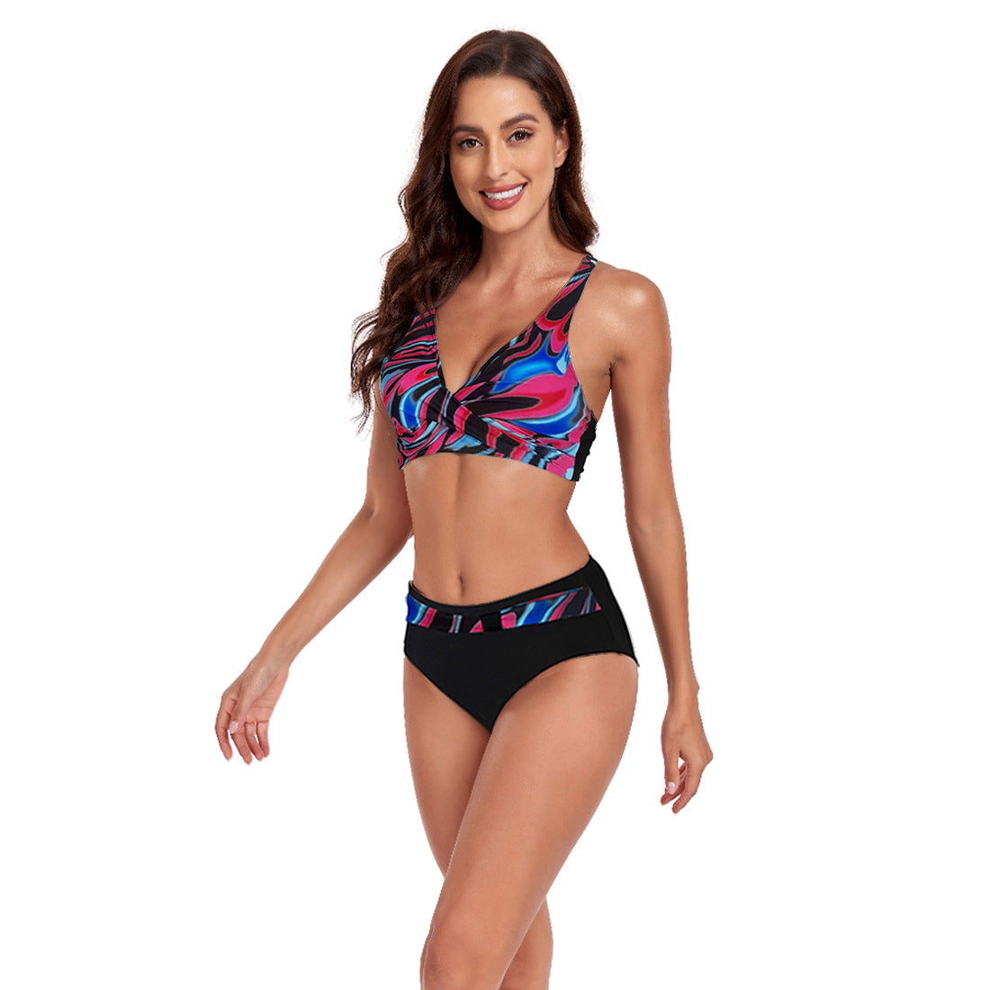 New Split Swimsuit Lady Sexy Halter Bikini Swimsuit