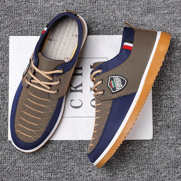 Plus Size Old Beijing Cloth Shoes Lace Up Casual